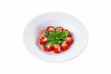 Paprika rolls with philadelphia