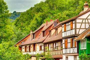 Fototapeta na wymiar Kaysersberg, Alsace, France