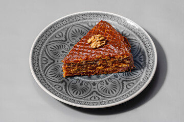 Wafer cake with condensed milk