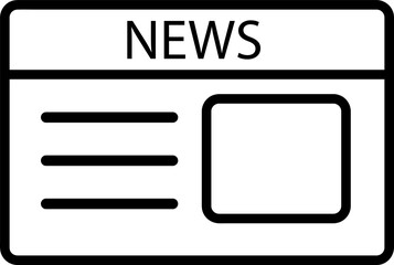  news .line vector icon illustration on white background..eps