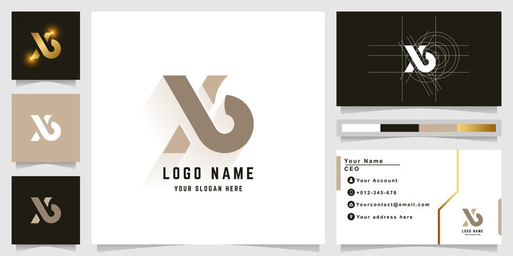 Letter Xb or Xo monogram logo