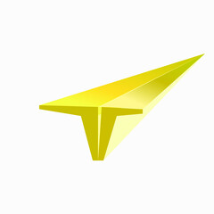 plane isolated on white