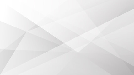 Fototapeta premium White and grey background Corporate technology modern design Pattern style geometric Abstract modern background used about technology or product presentation backdrop