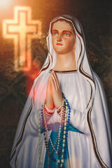 virgin Mary statue