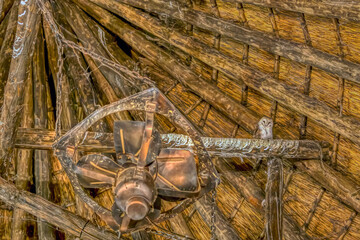 scarry thatched roof