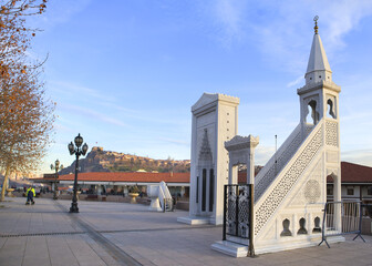 Religious Muslim buildings  buildings Haci Bayram Mosque in Ankara, Turkey	