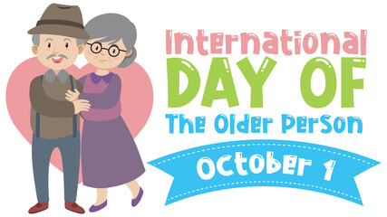 International Day for Older Person Poster Template