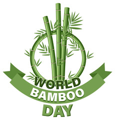 World Bamboo Day September 18 Banner Design