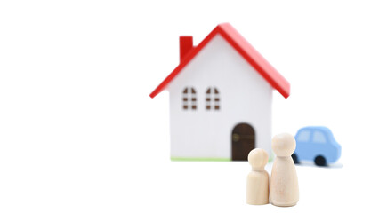 住宅イメージ　ミニチュア　マイホーム