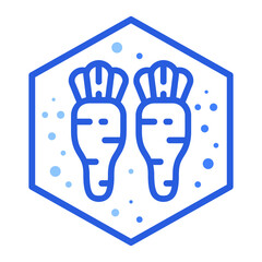 Carrot, food, plate icon