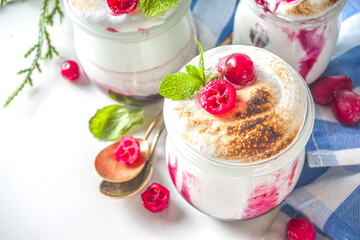 Cranberry layered Dessert
