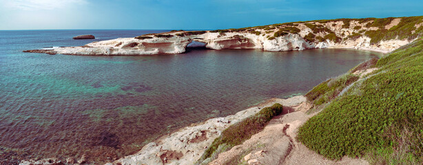 Sardegna, famosa località costiera di s'Archittu, Italia, Europa 