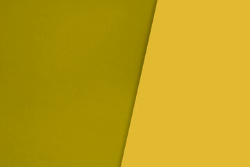 Dark vs light abstract Background with plain subtle smooth de saturated yellow green colours parted into two