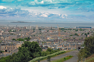 Obraz premium Edinburgh und Nordsee