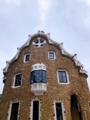 [Spain] The entrance and the porter's lodge pavilions in Park Guell (Barcelona)