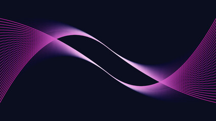 Abstract Wave pattern vector  and wavy lines design with Gradient color
