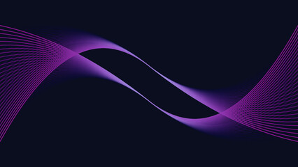 Abstract Wave pattern vector  and wavy lines design with Gradient color