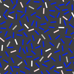 Fototapeta na wymiar Confetti Fair Texture Vector Seamless Pattern