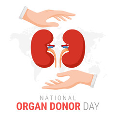 National organ donor day with Kidneys