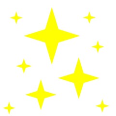 Yellow stars. The symbol of magic.