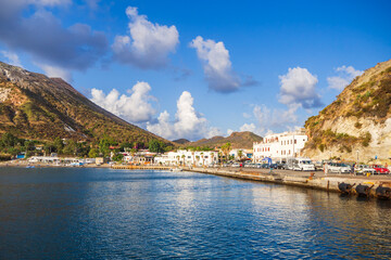 Fototapeta premium view of the Vulcanono island in Sicily 