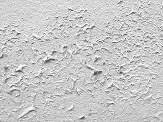 wall painted with exterior paint Aneurysm and peeling due to rain splashing for a long time