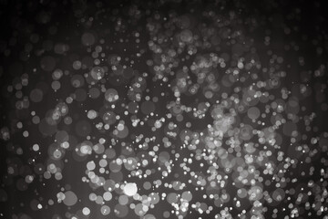 Abstract black bokeh