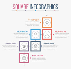 Modern Square Infographics