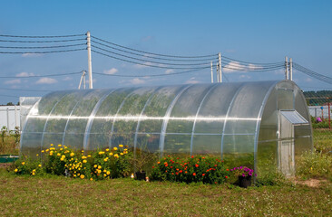 Greenhouse made of polycarbonate country garden garden gardener.