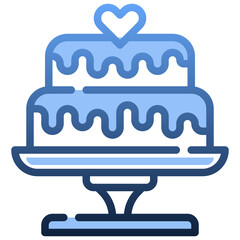 WEDDING CAKE Gradient icon,linear,outline,graphic,illustration