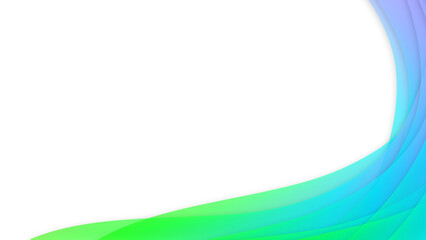 Obraz premium abstract wave green light and purple background