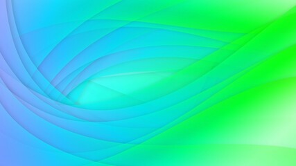 abstract background of green and blue combine wave