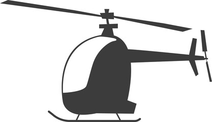 Helicopter icon sign. Transport signs and symbols.