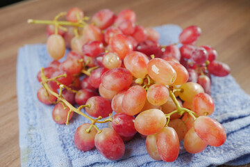fresh grape fruit in a bowl ,
