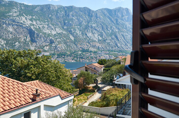 Roofs of coastal village