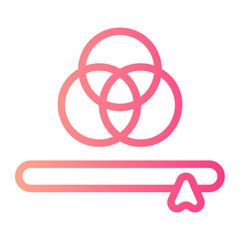 color scheme gradient icon