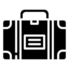SUITCASE glyph icon,linear,outline,graphic,illustration