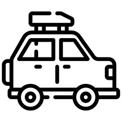 CAR line icon,linear,outline,graphic,illustration