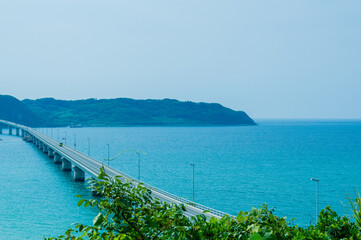 Obraz premium 角島大橋