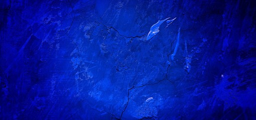 scary dark blue grunge texture for background. dark blue wall horror concept