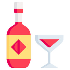 BAIJIU flat icon,linear,outline,graphic,illustration