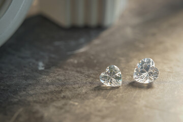 Natural Sapphire gemstone Jewel or gems on black shine color Collection of many different natural