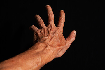 Fototapeta premium the surface of the hand