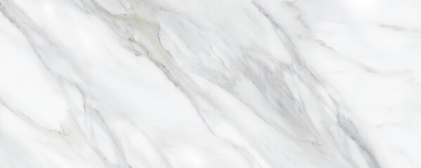 Naklejka na ściany i meble white satvario marble. texture of white Faux marble. calacatta glossy marbel with grey streaks. Thassos statuarietto tiles.