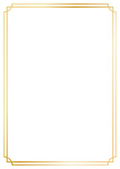 シンプル　エレガント  高級　フレーム　縦長 