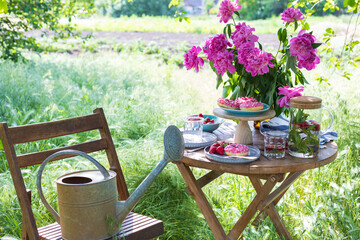 garden and tea party