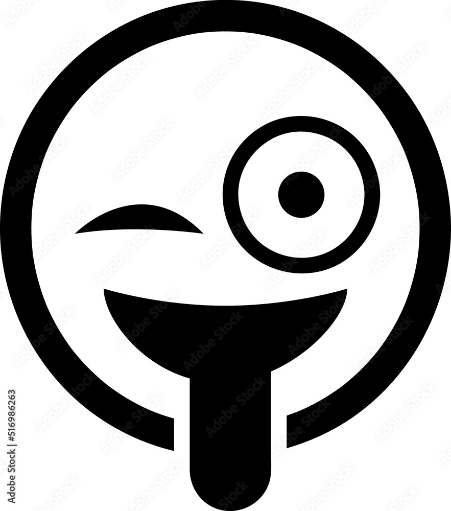 Poster smile icon vector. linear style sign for mobile concept and web design. happy symbol illustration. p