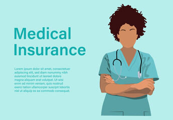 Medical personnel team, character of doctors and nurses wearing a surgical face mask and standing together to fight ills, male and female medical characters set cartoon flat vector illustration.