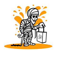 Mummy Vector Halloween