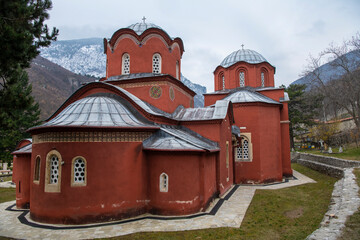 Medieval Monastery and Church Pecka Patrijarsija, main Serbian orthodox monastery and patriarchate....